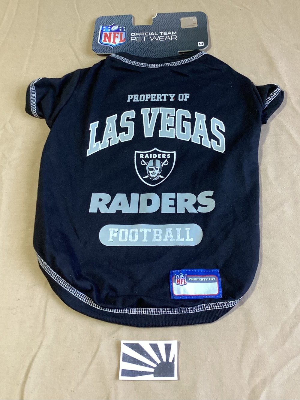 Pets First NFL Dog & Cat T-Shirt, Las Vegas Raiders, Medium